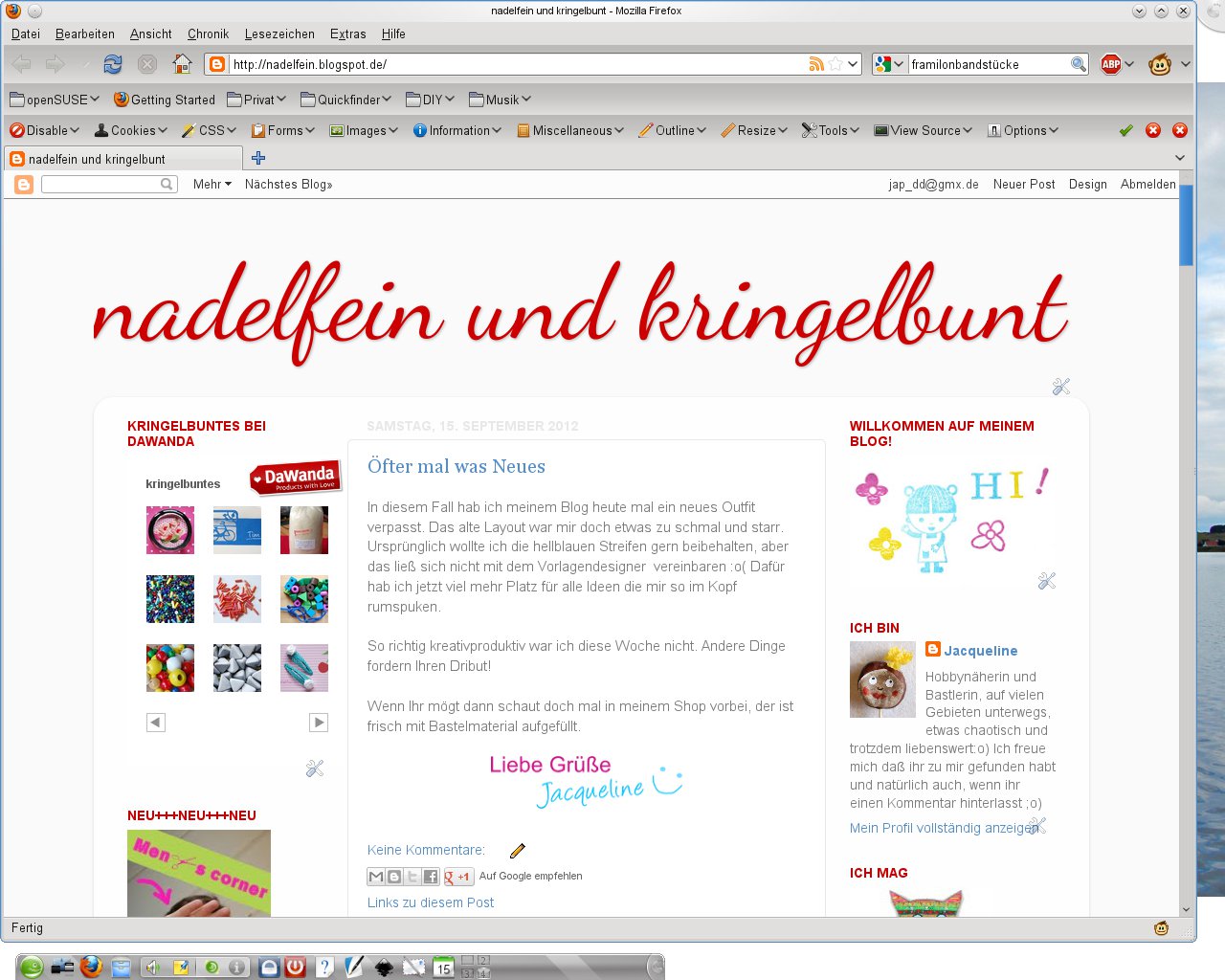 Nadelfein und Kringelbunt