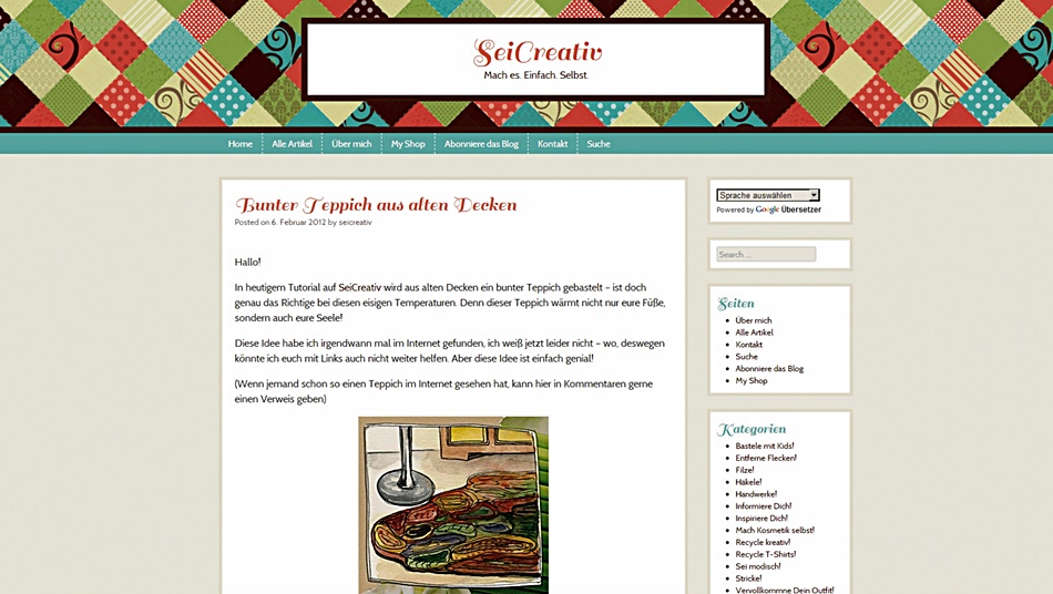 Sei Creativ! - Mach es. Einfach. Selbst.