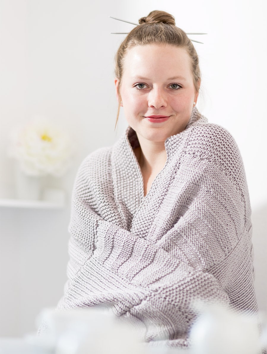 Strickplaid für absolute Beginners