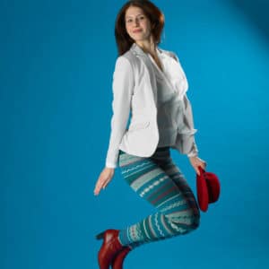 Leggins mit Fair Isle Muster