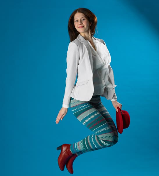 Leggins mit Fair Isle Muster