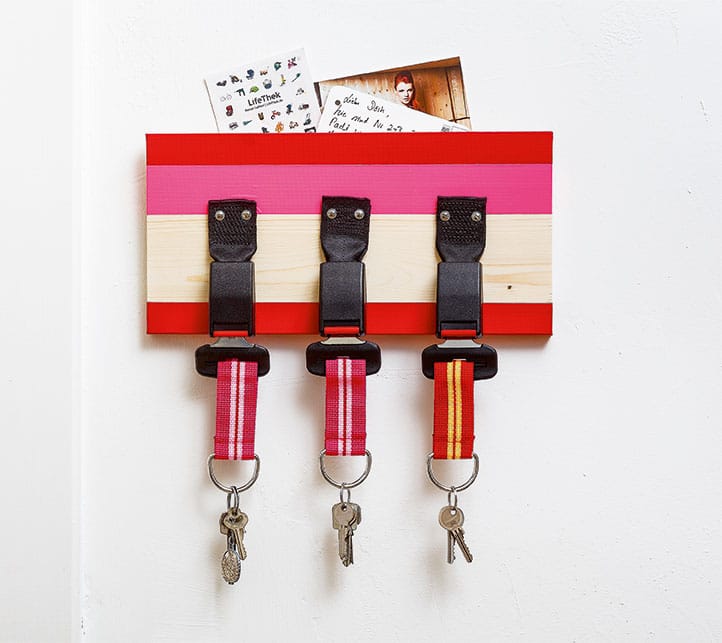 Schlüsselbrett mit Schlüsselanhänger