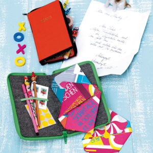 Cooles Upcycling! Eine Federtasche aus einem Bucheinband