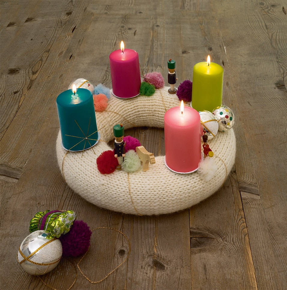 Adventskranz selber machen (Freebie)