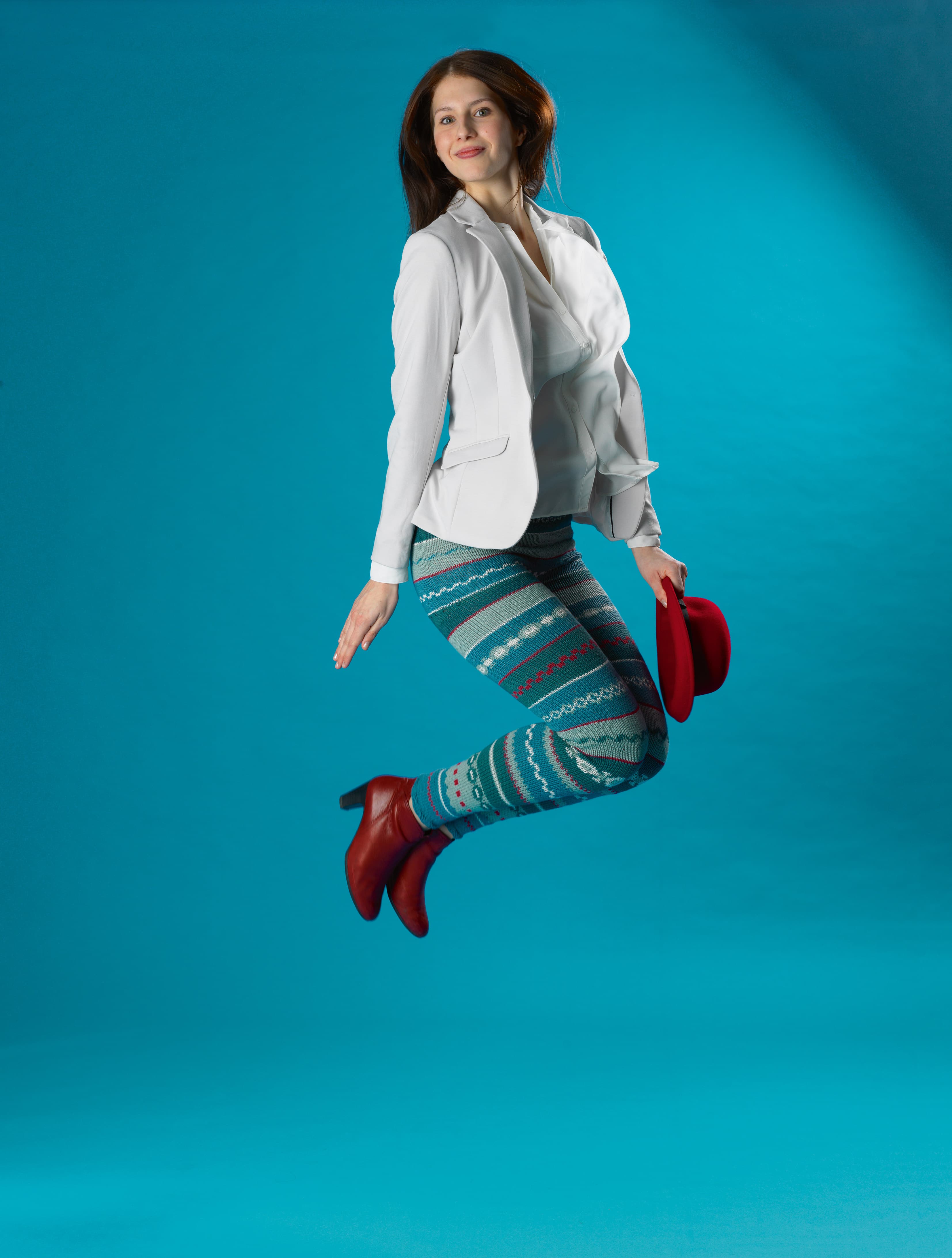 Leggins mit Fair Isle Muster – Bild 5