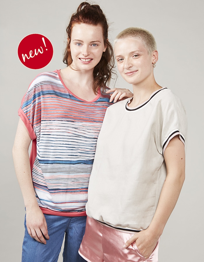 Kurzarm-Shirt Imke (mit Schnittmuster)