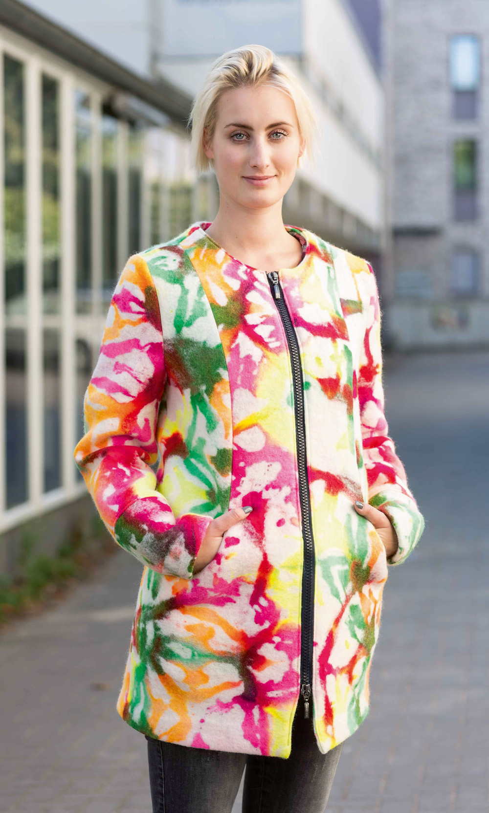 Kurzmantel Miss Jacky Coat (mit Schnittmuster) – Bild 9