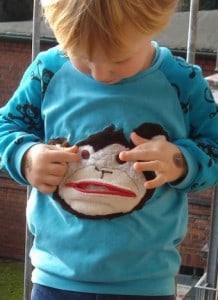 Affe mit Geheimfach