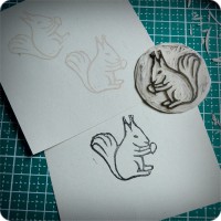 Stempel schnitzen