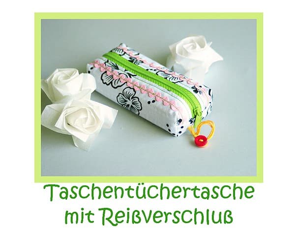 Taschentüchertasche mit Reißverschluß