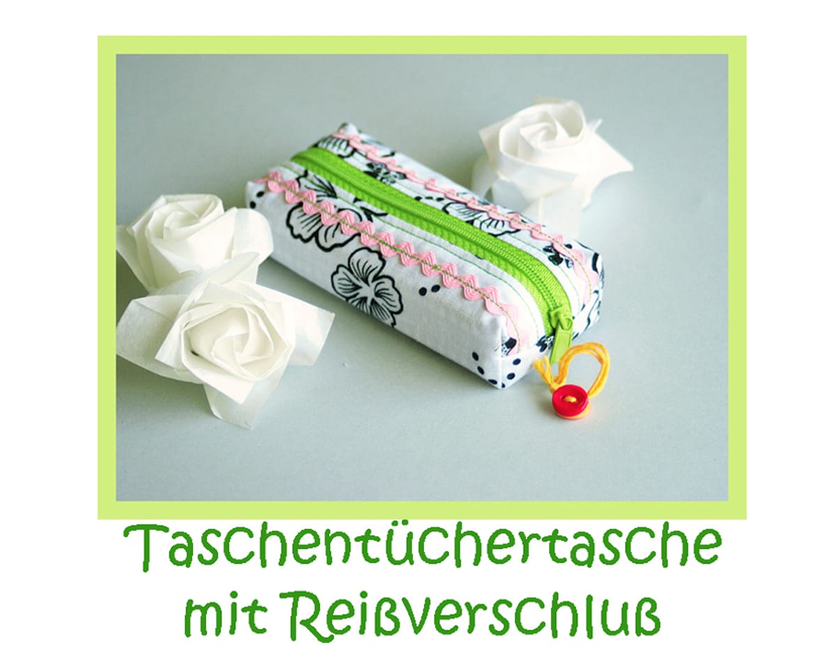 Taschentüchertasche mit Reißverschluß