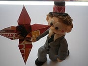 Tortenfigur selbst gemacht mit FIMO