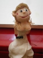 Tortenfigur selbst gemacht mit FIMO