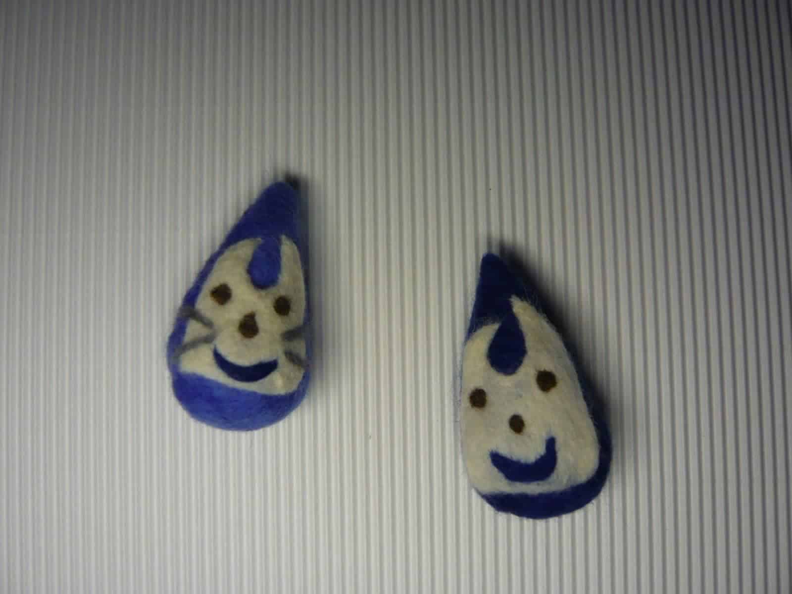 Tropfen Brosche