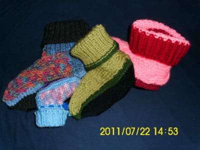 Hüttenschuhe stricken Hüttenschuhe stricken