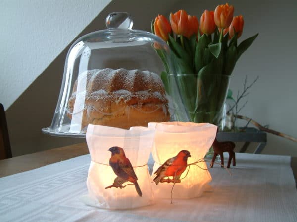Nostalgische Teelichtgläser DIY