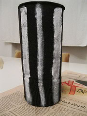 Utensilo/ Vasensocke Upcycling