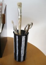Utensilo/ Vasensocke Upcycling