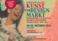 Kunst & Design-Markt mit Schallplattenmusik und Live-Handarbeiten zum mitmachen