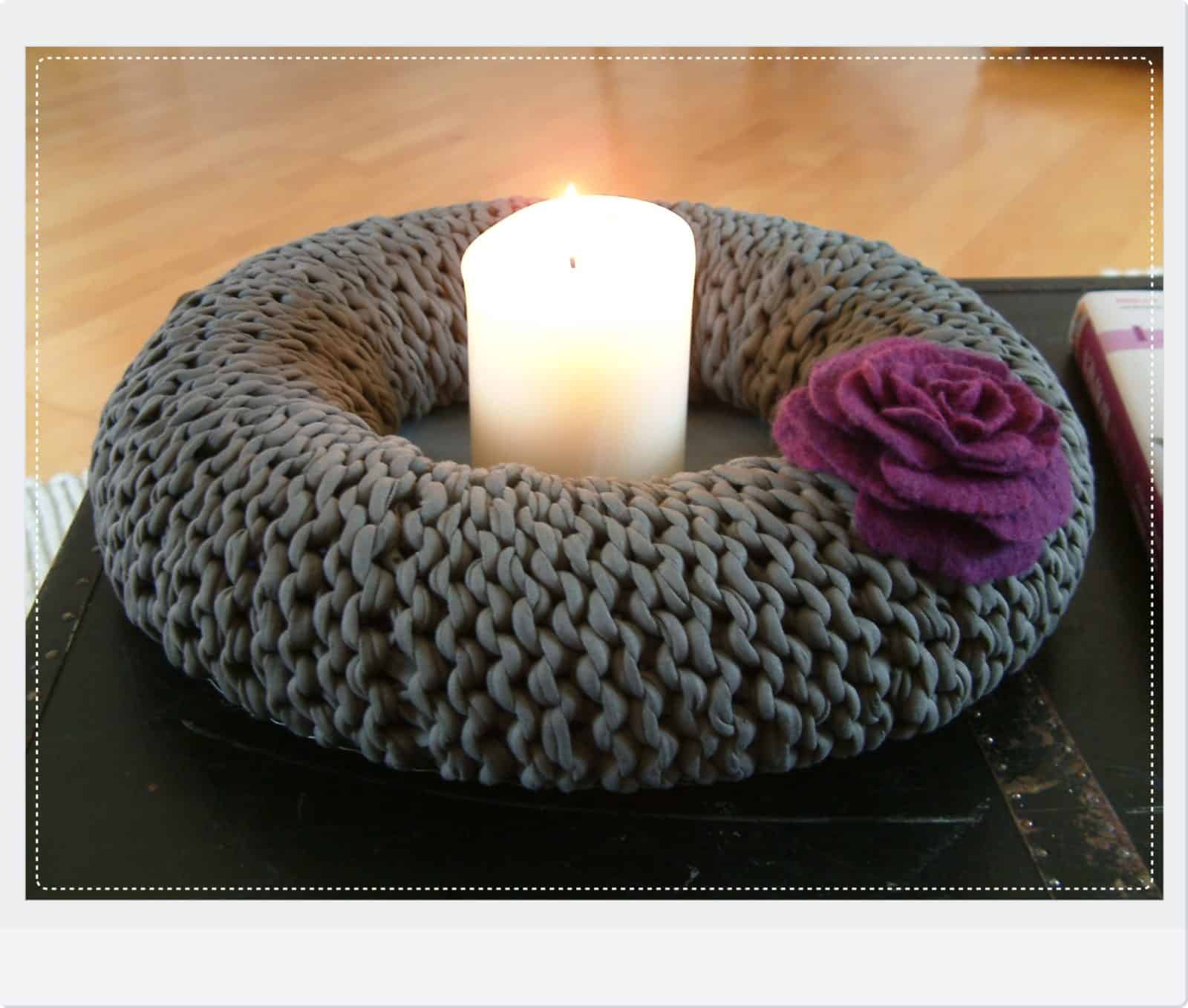 Kranz aus Zpagetti DIY