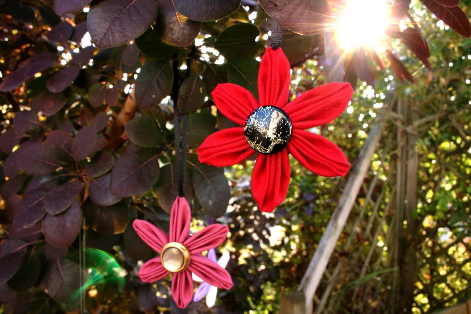 Kanzashi – Weihnachtsschmuck