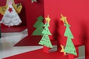 Weihnachtskarten in 3D