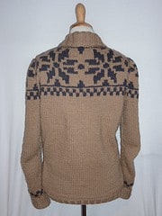 Strickjacke mit Norwegermuster