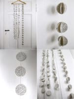 Einfache Papiergirlanden