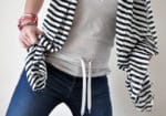 Armreifen aus Strickliesl-Schnüren