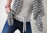 Armreifen aus Strickliesl-Schnüren