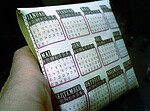 DIY Kalender-Tasche