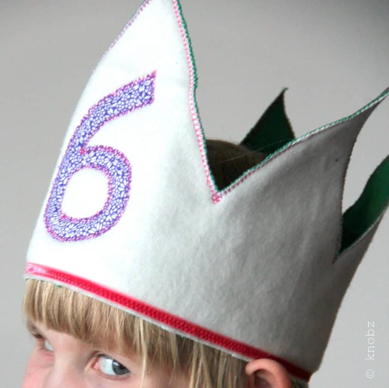 Geburtstagskrone ♥ wie versprochen zum 6. Geburtstag