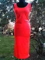 stretchrock und/oder schlauchkleid neonorange