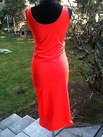 stretchrock und/oder schlauchkleid neonorange