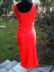 stretchrock und/oder schlauchkleid neonorange