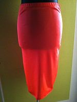 stretchrock und/oder schlauchkleid neonorange