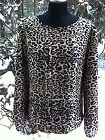 bluse mit faltenfront leo