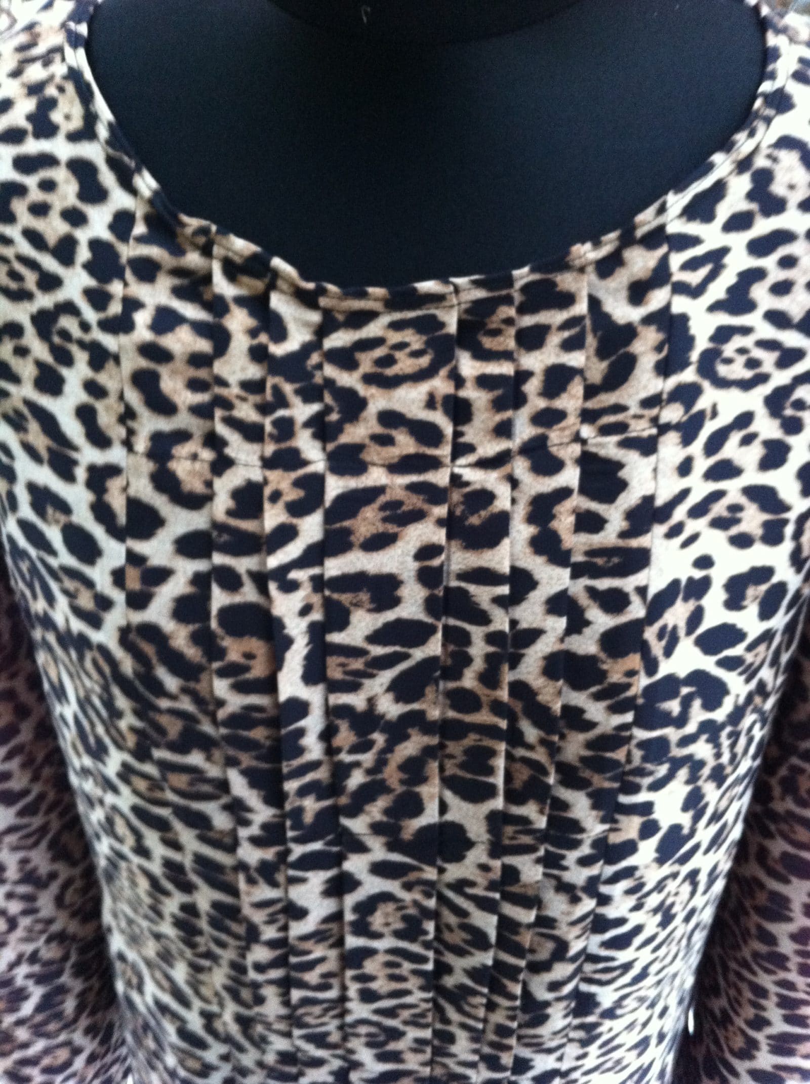 bluse mit faltenfront leo