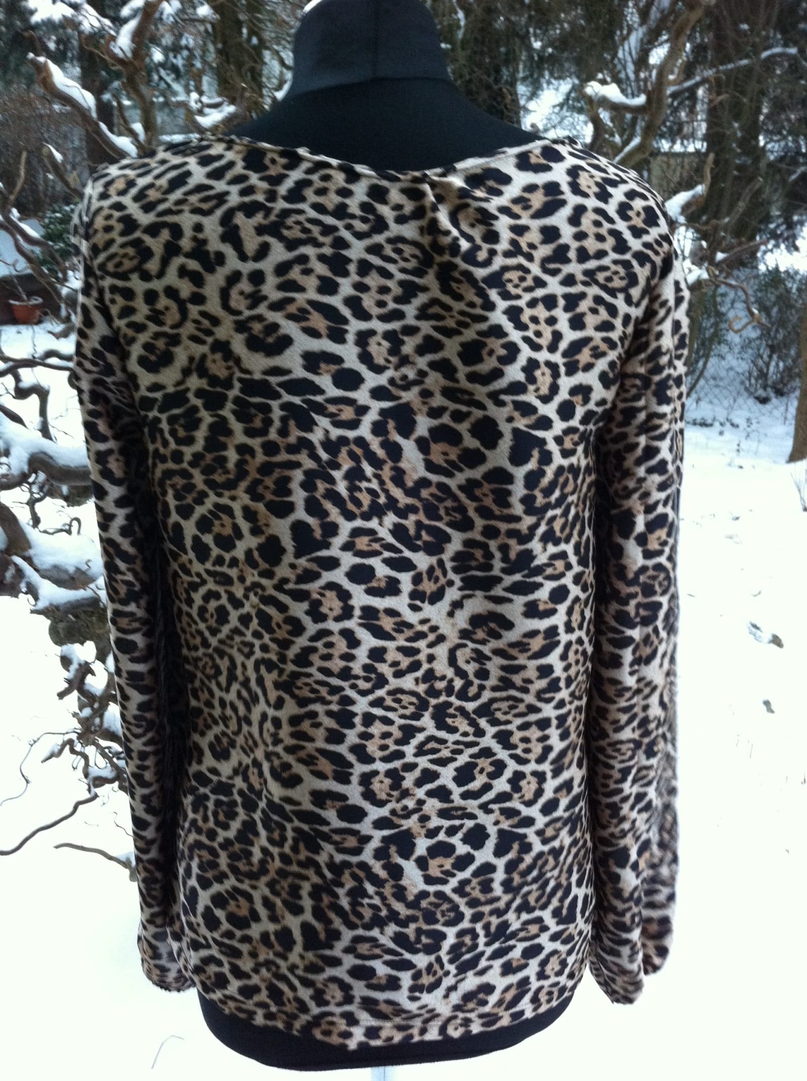 bluse mit faltenfront leo