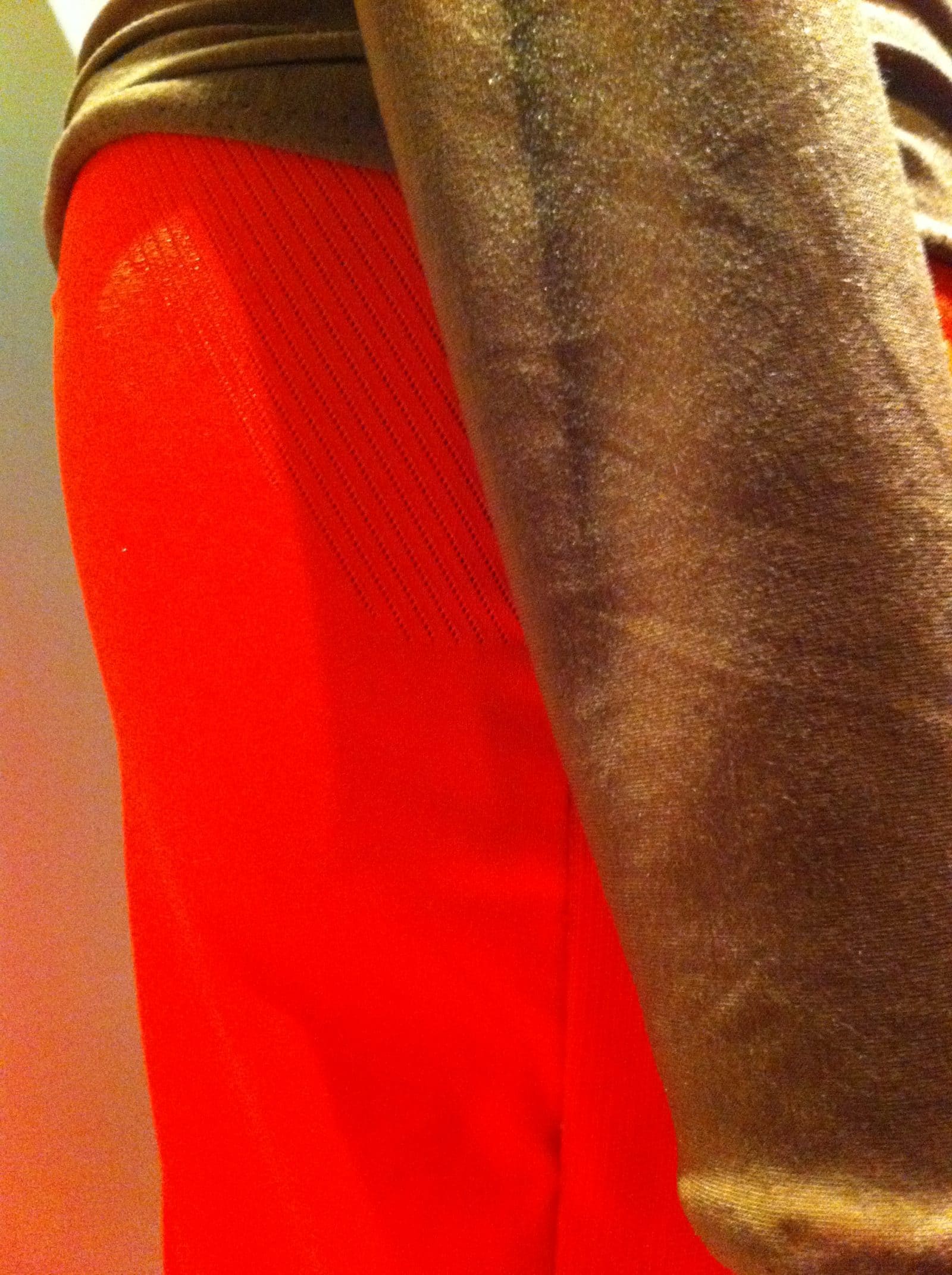 stretchrock und/oder schlauchkleid neonorange