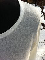 transparentes shirt weiss