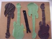 Taschen-oder Schlüsselanhänger Gitarre
