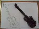 Taschen-oder Schlüsselanhänger Gitarre