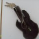 Taschen-oder Schlüsselanhänger Gitarre