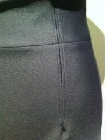 neopren bleistiftrock anthrazit