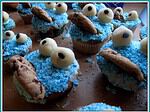 Krümelmonster -Muffins
