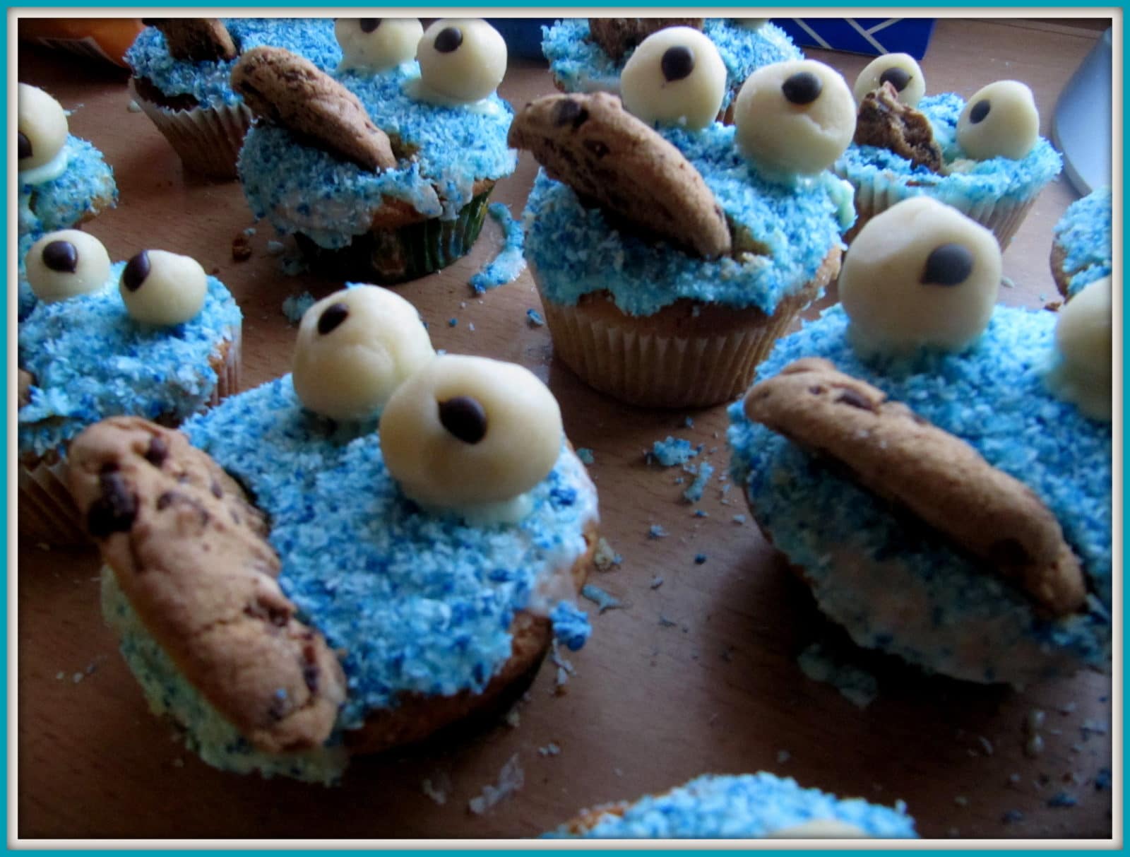 Krümelmonster -Muffins