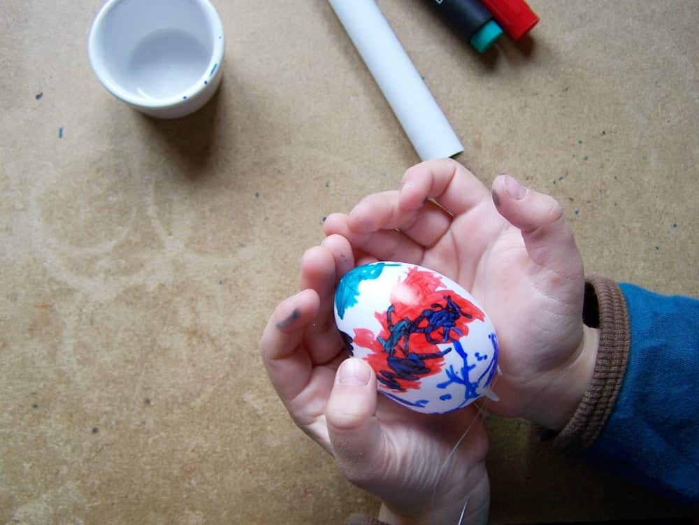 DIY Kunststoff Ostereier