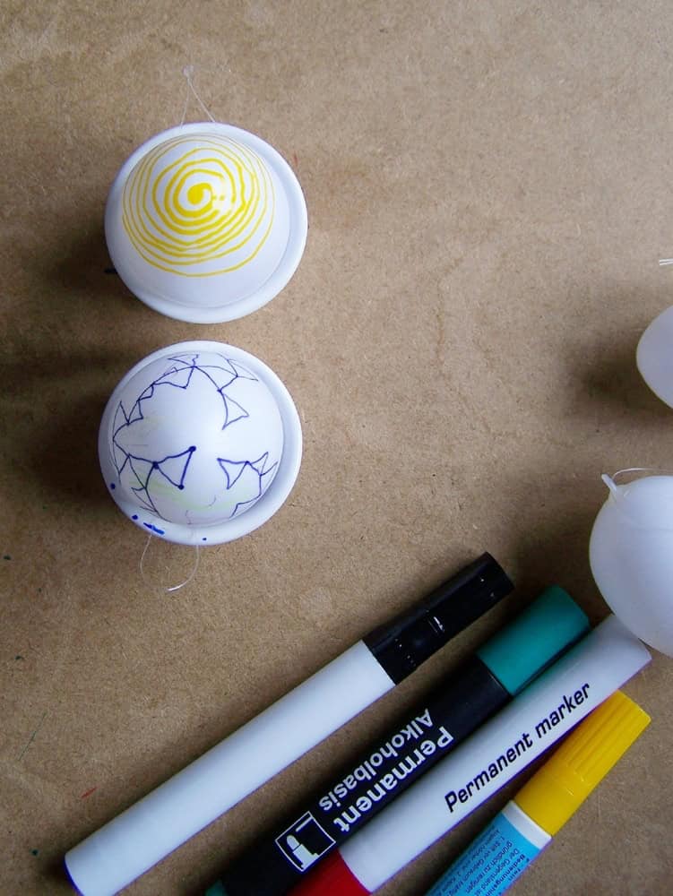 DIY Kunststoff Ostereier