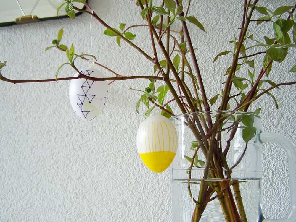DIY Kunststoff Ostereier